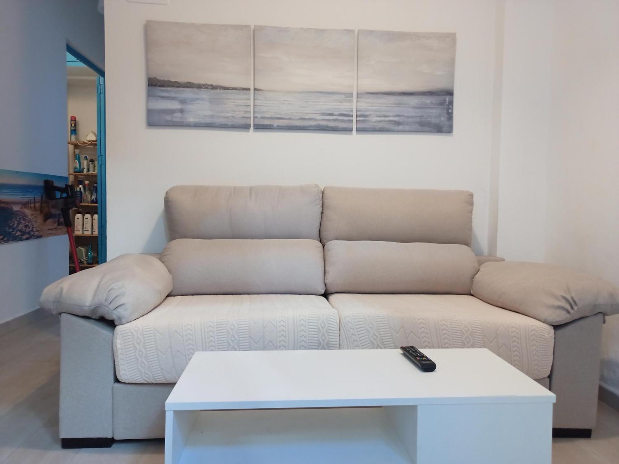Apartamento En La Playa Las Arenas +Wifi+Ac Valencia Bagian luar foto