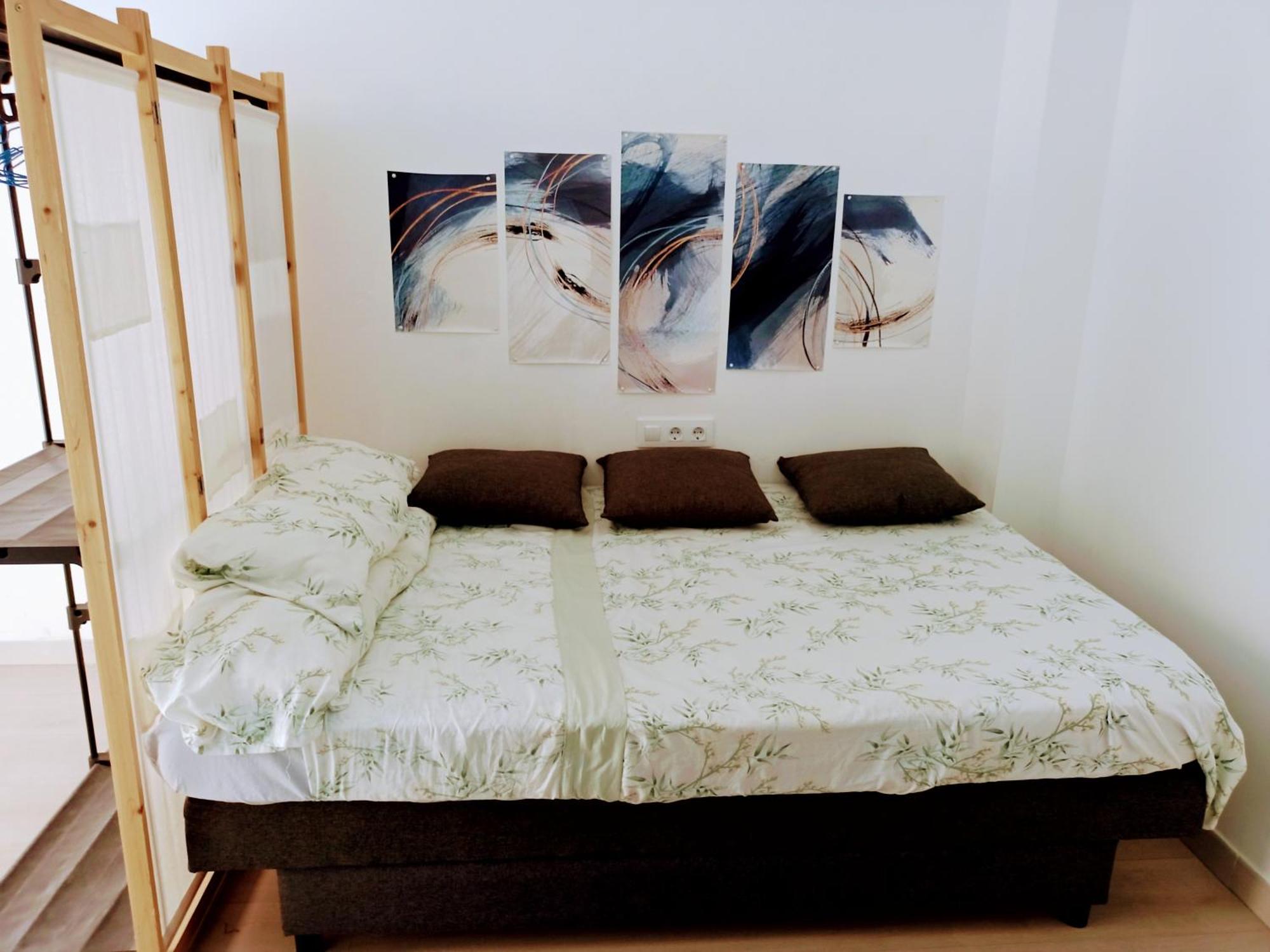 Apartamento En La Playa Las Arenas +Wifi+Ac Valencia Bagian luar foto